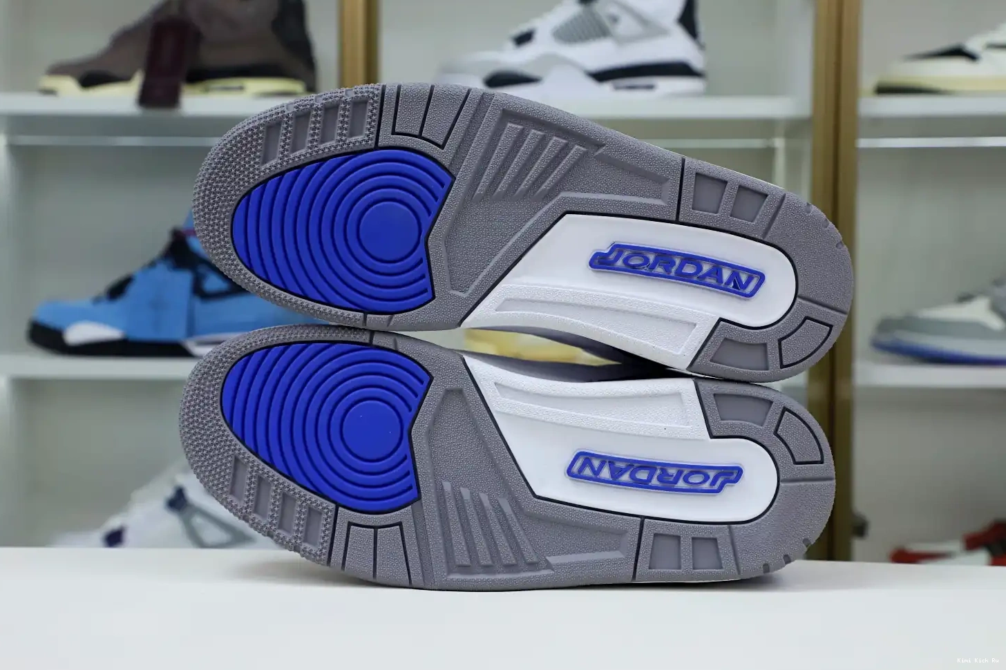 AIR BLUE' RETRO 3 JORDAN 'RACER Kimikick 0723